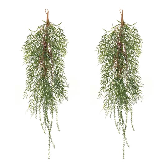 39" Foliage Twig Swag Decorations, 2ct. By Melrose in Green | Michaels®